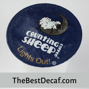 Countign Sheep Lights Out decaf kcups